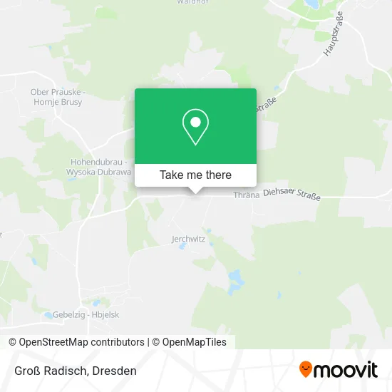 Карта Groß Radisch