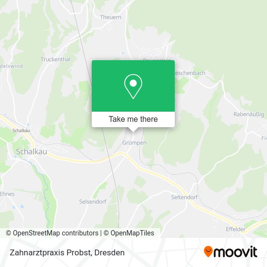 Карта Zahnarztpraxis Probst