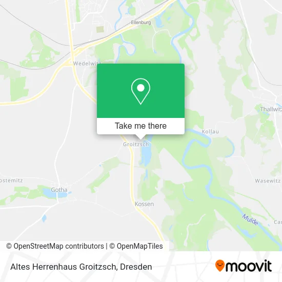 Карта Altes Herrenhaus Groitzsch