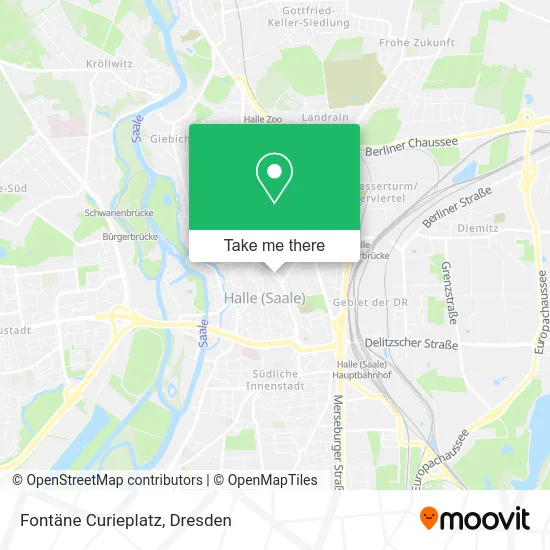 Карта Fontäne Curieplatz