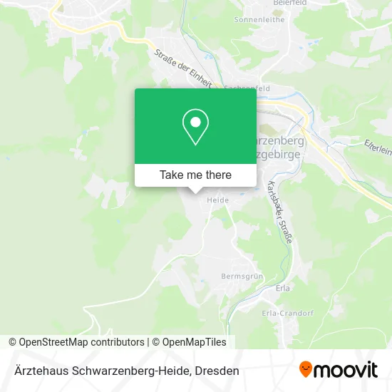 Карта Ärztehaus Schwarzenberg-Heide