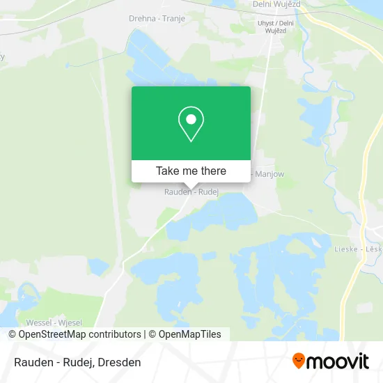 Карта Rauden - Rudej