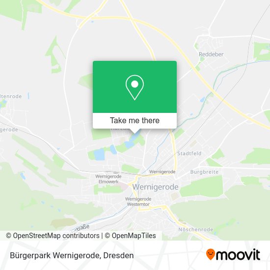 Карта Bürgerpark Wernigerode