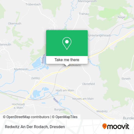Карта Redwitz An Der Rodach