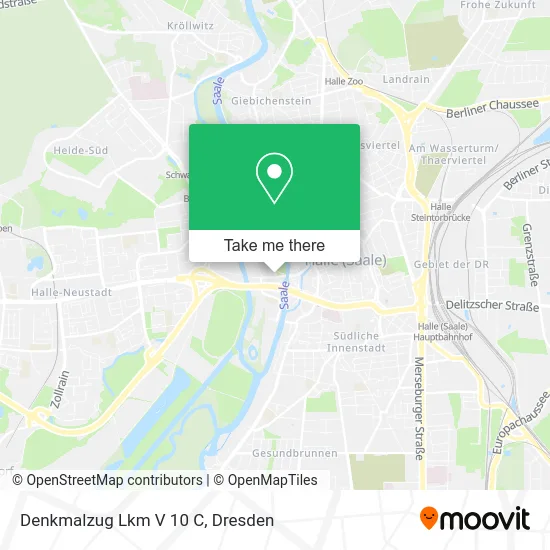 Карта Denkmalzug Lkm V 10 C