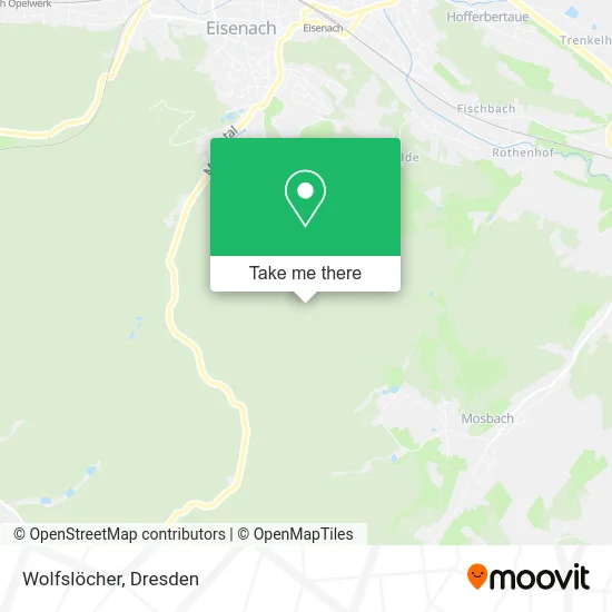 Карта Wolfslöcher