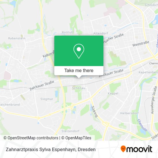 Карта Zahnarztpraxis Sylva Espenhayn