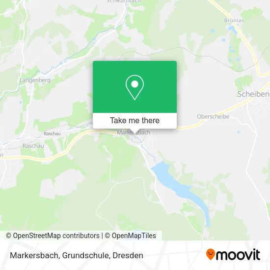 Карта Markersbach, Grundschule
