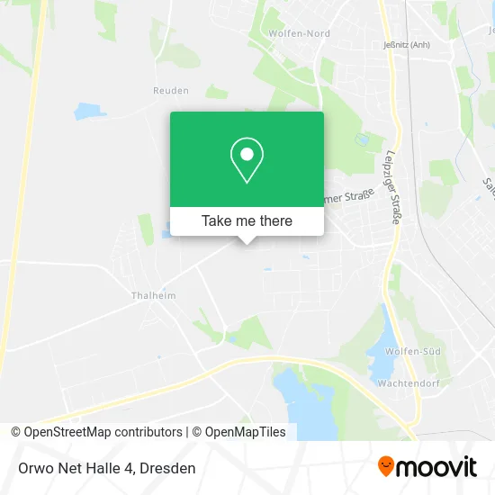 Карта Orwo Net Halle 4