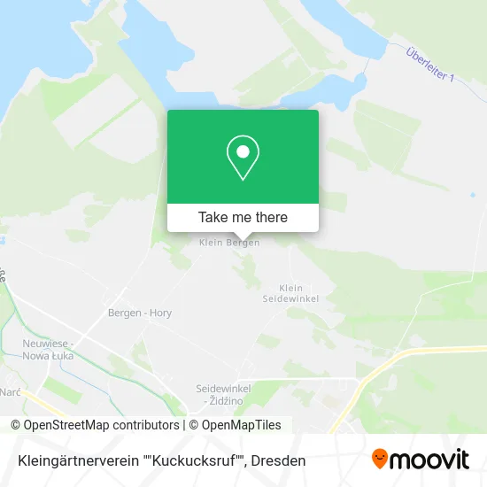 Карта Kleingärtnerverein ""Kuckucksruf""