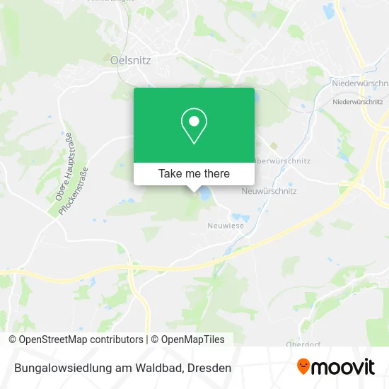 Карта Bungalowsiedlung am Waldbad