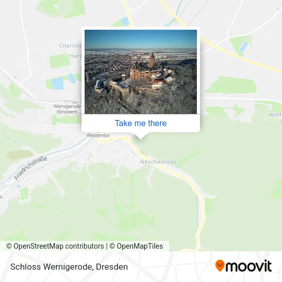 Карта Schloss Wernigerode