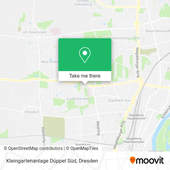 Карта Kleingartenanlage Düppel Süd