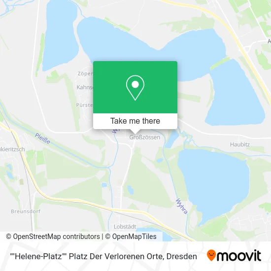 Карта ""Helene-Platz"" Platz Der Verlorenen Orte