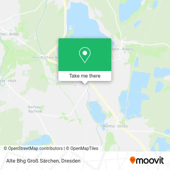 Карта Alte Bhg Groß Särchen