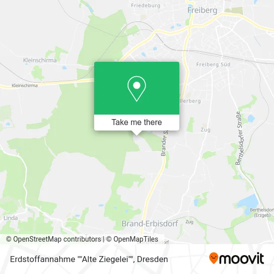 Карта Erdstoffannahme ""Alte Ziegelei""