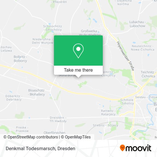 Карта Denkmal Todesmarsch