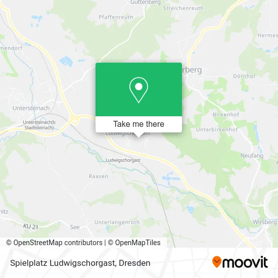 Карта Spielplatz Ludwigschorgast