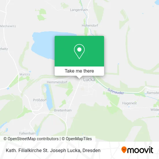 Карта Kath. Filialkirche St. Joseph Lucka