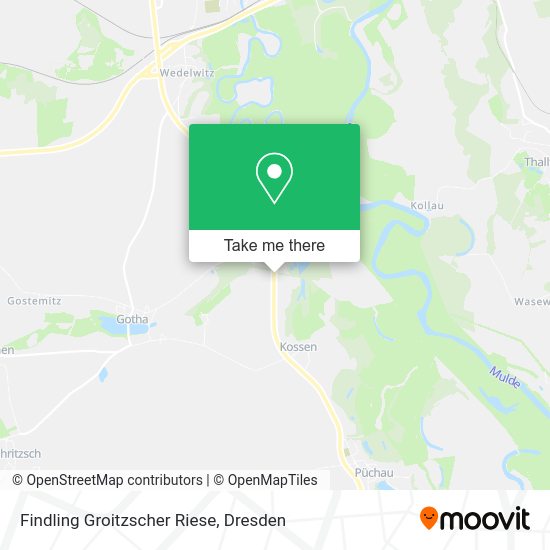 Карта Findling Groitzscher Riese