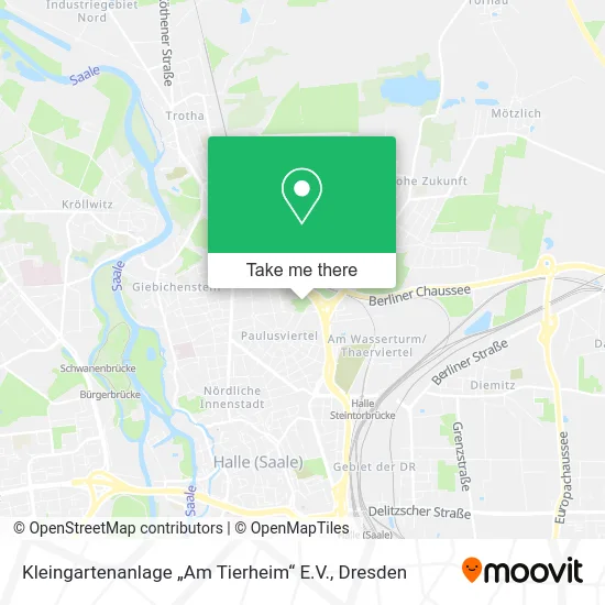 Карта Kleingartenanlage „Am Tierheim“ E.V.