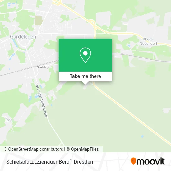 Карта Schießplatz „Zienauer Berg“