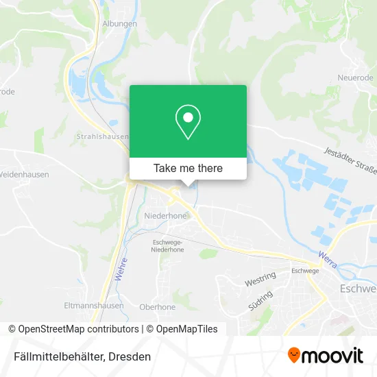 Карта Fällmittelbehälter