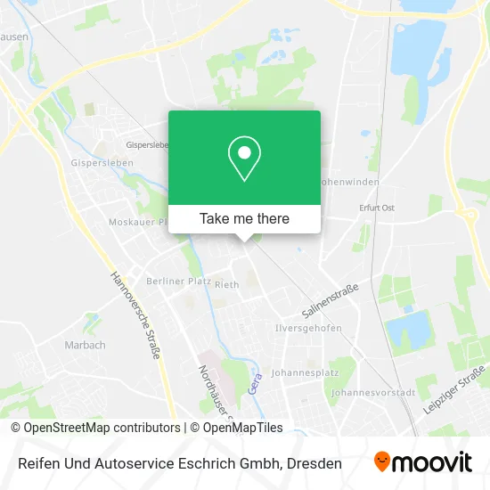 Карта Reifen Und Autoservice Eschrich Gmbh