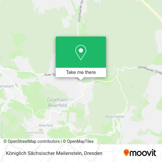 Карта Königlich Sächsischer Meilenstein