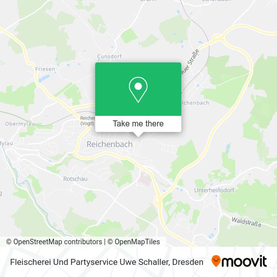 Карта Fleischerei Und Partyservice Uwe Schaller