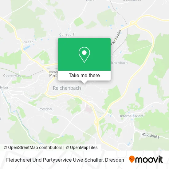Карта Fleischerei Und Partyservice Uwe Schaller