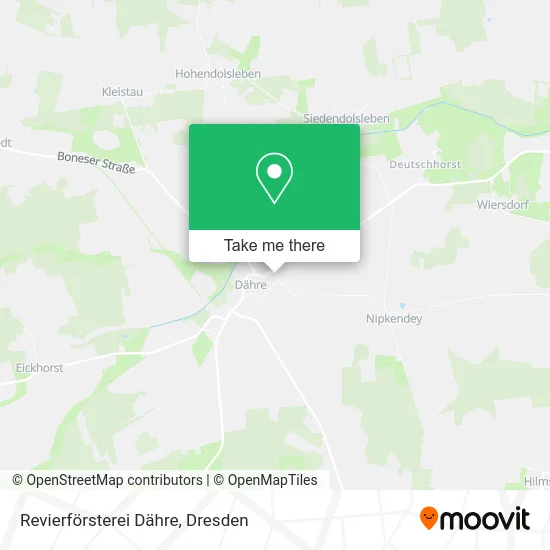 Карта Revierförsterei Dähre