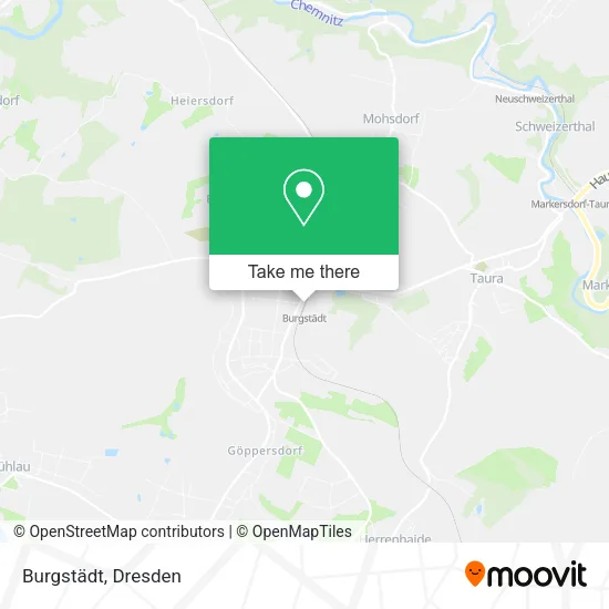 Карта Burgstädt