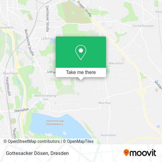 Карта Gottesacker Dösen