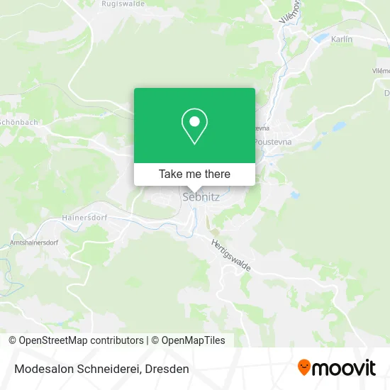 Карта Modesalon Schneiderei