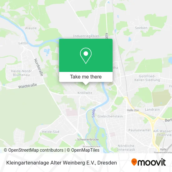 Карта Kleingartenanlage Alter Weinberg E.V.