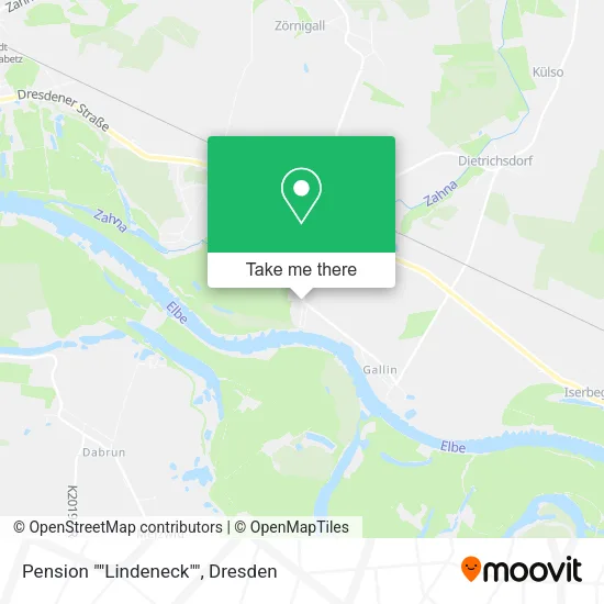 Карта Pension ""Lindeneck""