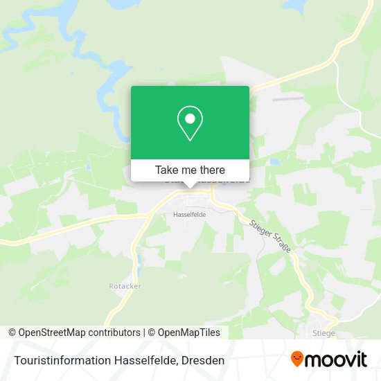 Карта Touristinformation Hasselfelde