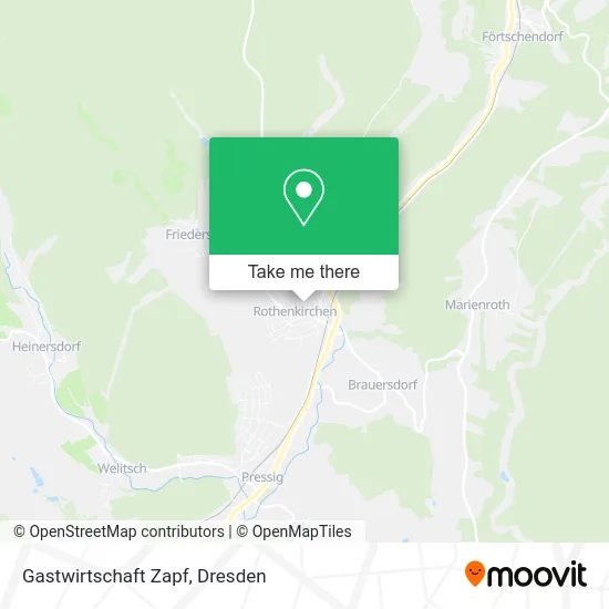 Карта Gastwirtschaft Zapf