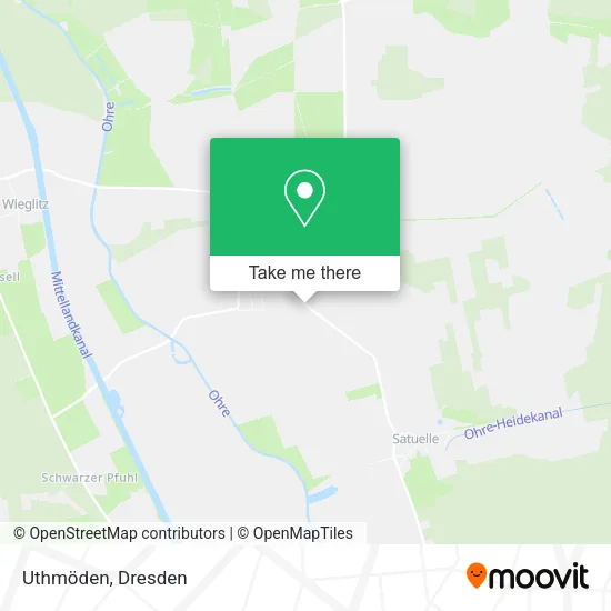 Карта Uthmöden