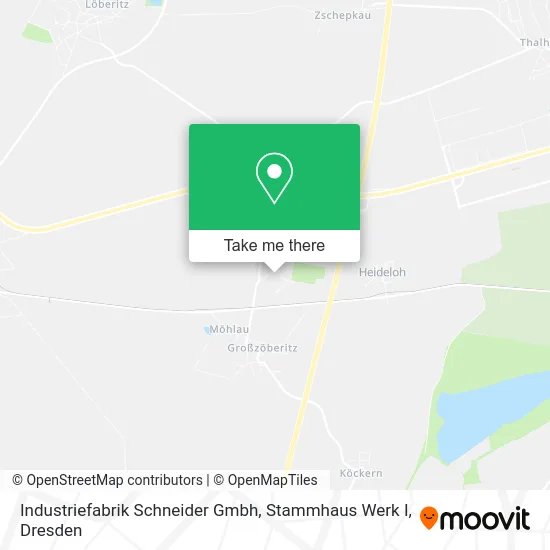 Карта Industriefabrik Schneider Gmbh, Stammhaus Werk I