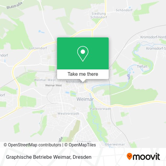 Карта Graphische Betriebe Weimar