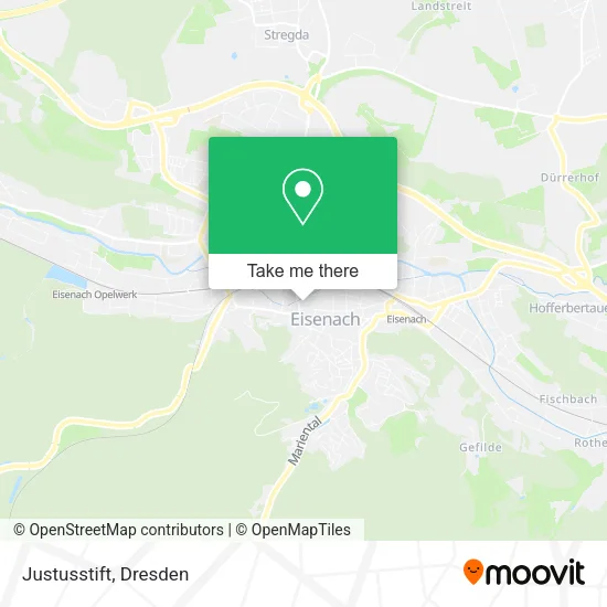 Justusstift map