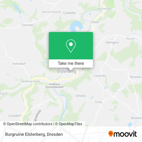 Карта Burgruine Elsterberg