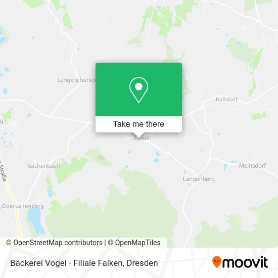 Карта Bäckerei Vogel - Filiale Falken