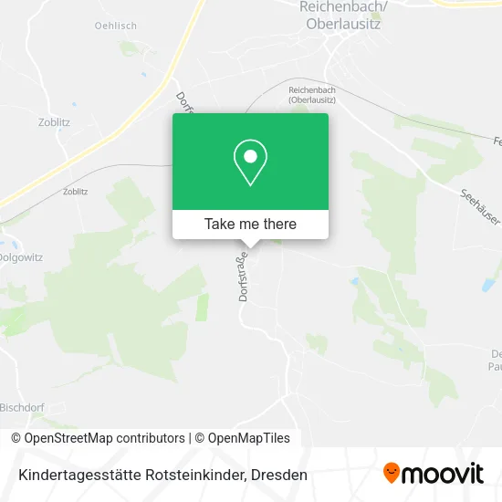 Карта Kindertagesstätte Rotsteinkinder