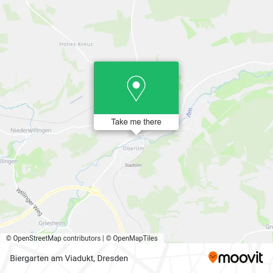 Карта Biergarten am Viadukt