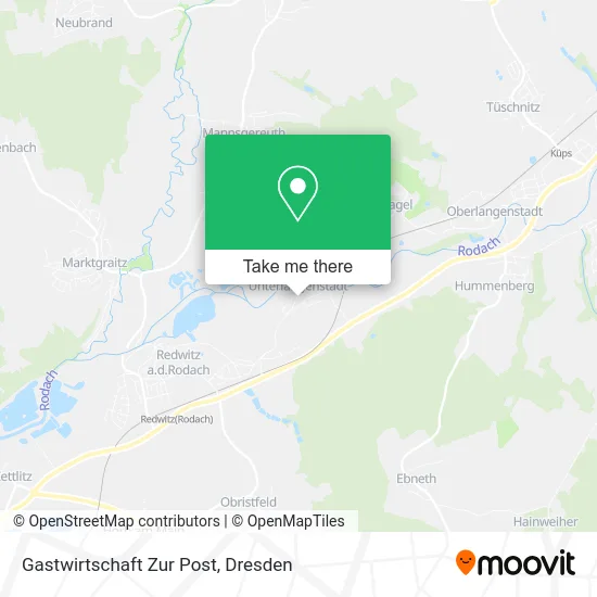 Карта Gastwirtschaft Zur Post