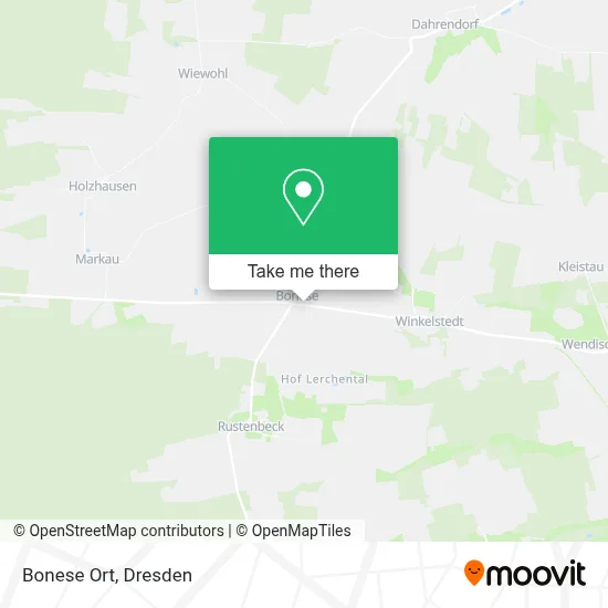 Bonese Ort map