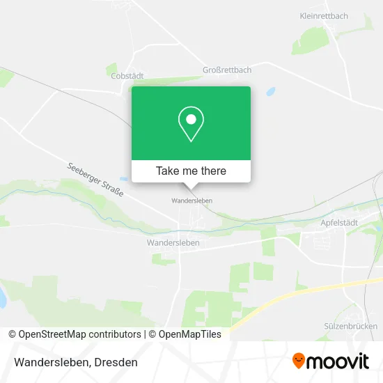 Wandersleben map